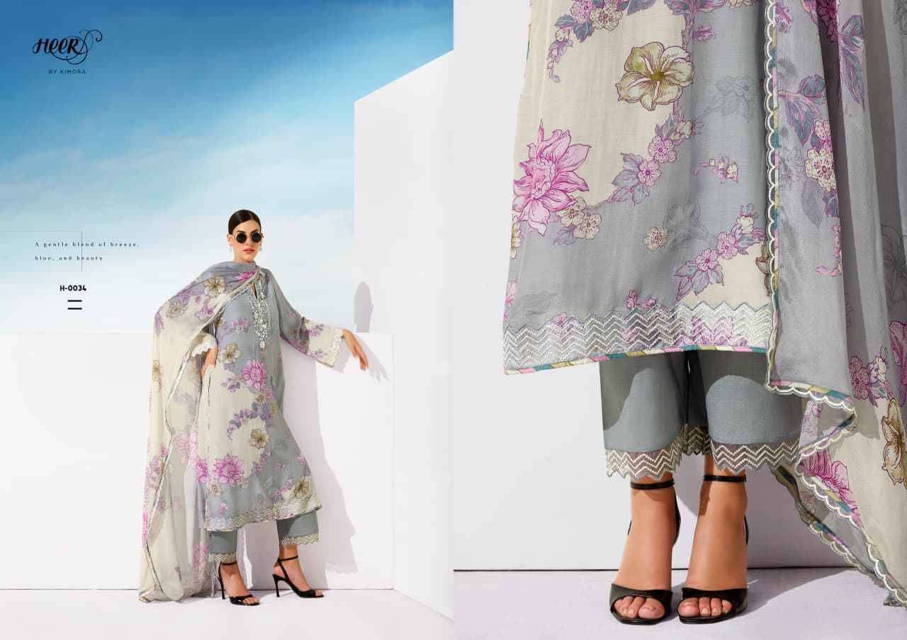 Marina By Kimora 0031 to 0036 Series Designer Festive Suits Collection Beautiful Stylish Fancy Colorful Party Wear & Occasional Wear Pure Muslin Dresses At Wholesale Price